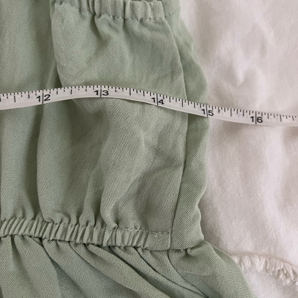 Green Ruffled Dress - Picture 4 of 5